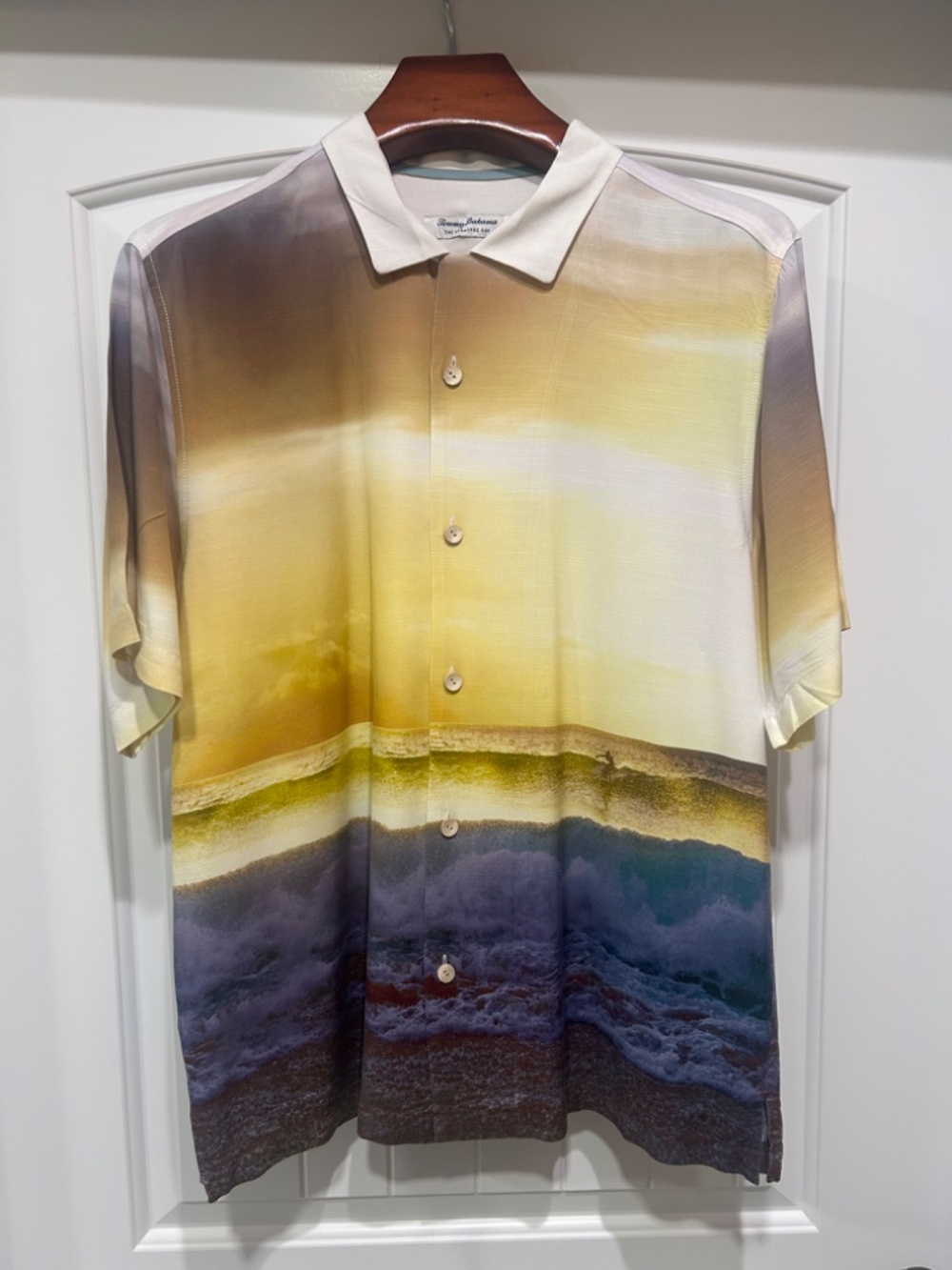 Tommy Bahama Silk Camp Shirt, Size L, $12, Original 165